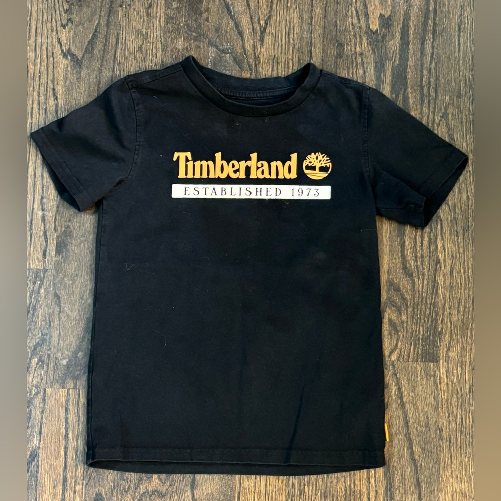 Boys Timberland Black T shirt